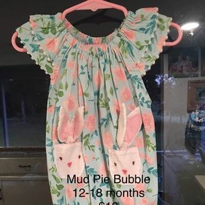 Mud Pie Bubble 12-18 months